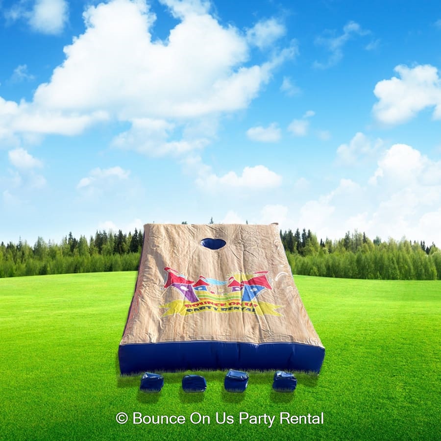 Giant Inflatable Corn Hole - Bounce House & Inflatable Hire in Brockton ...